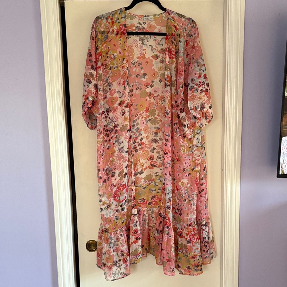 Floral Pink Women's Cape
